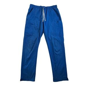 Carhartt Force Women's Regular L Blue Cargo Scrub Pants Workwear Utility Stretch